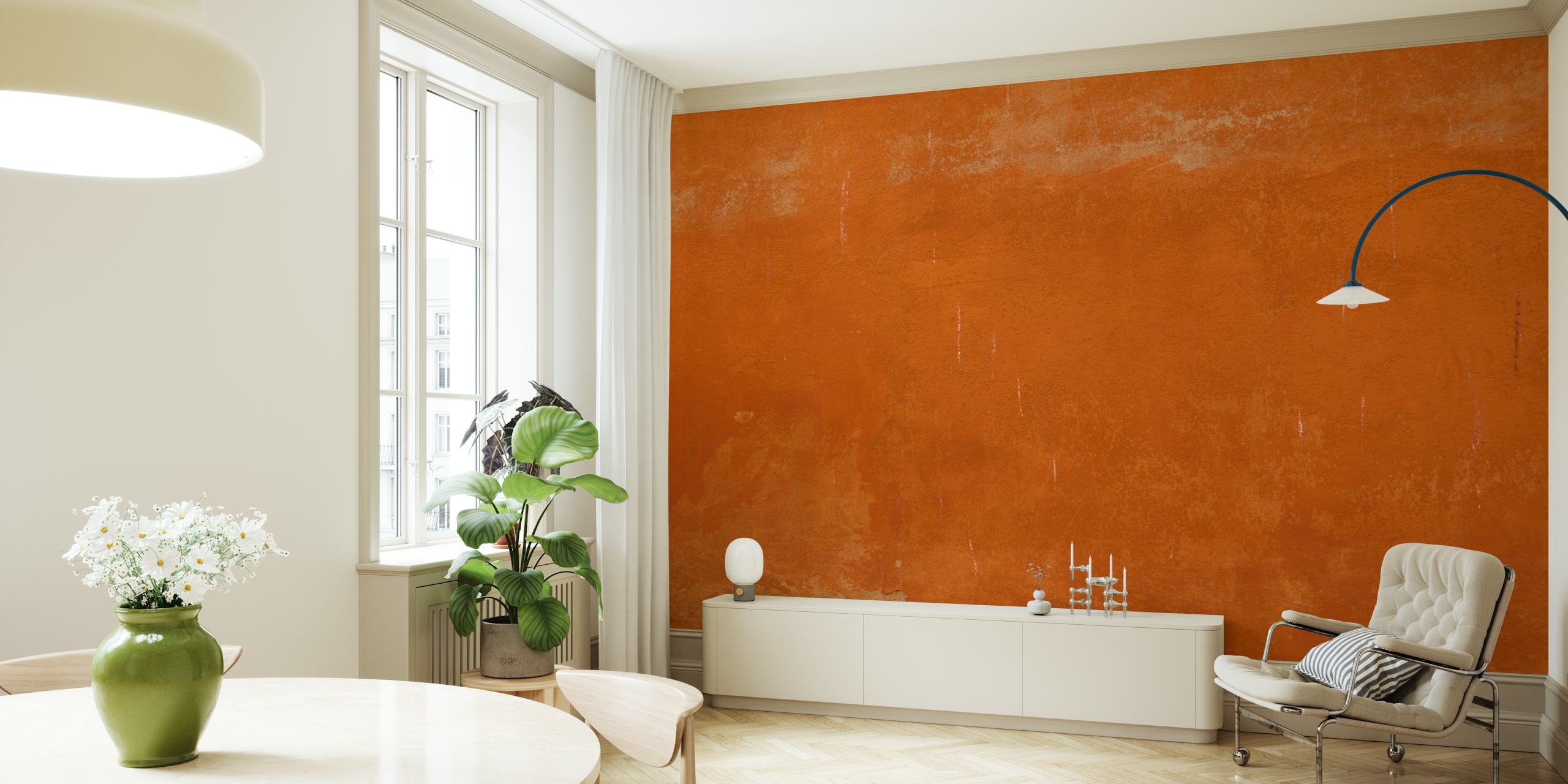 Roman Wall wallpaper in a room setting